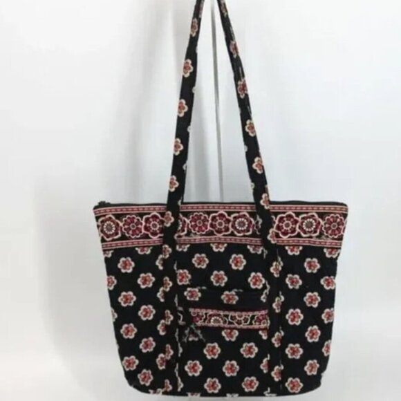 Vera Bradley Pirouette Pattern Original Zip Top Tote Designer EUC Fall 2009 - Picture 4 of 6